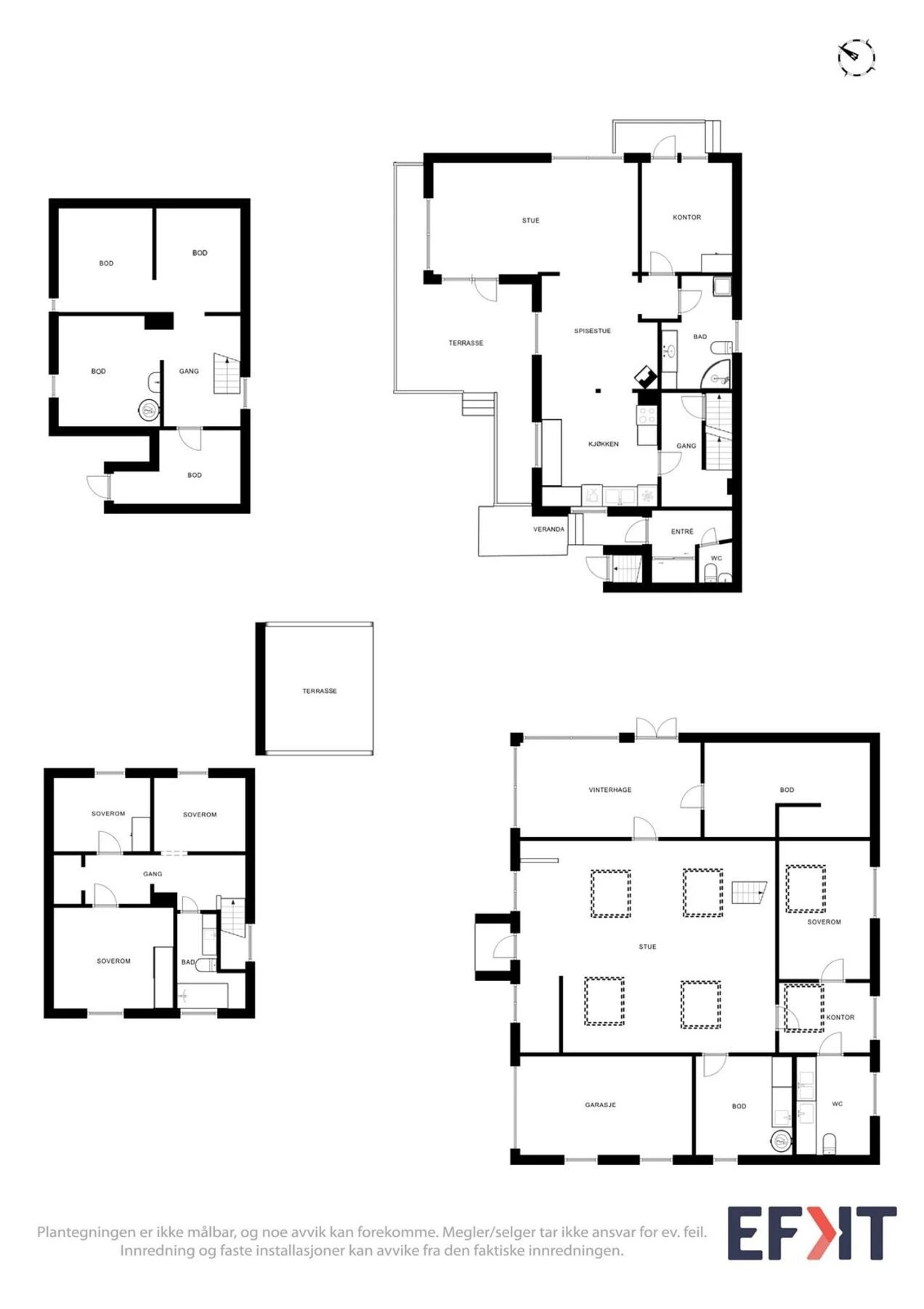 Plantegninger samlet Galleribilde