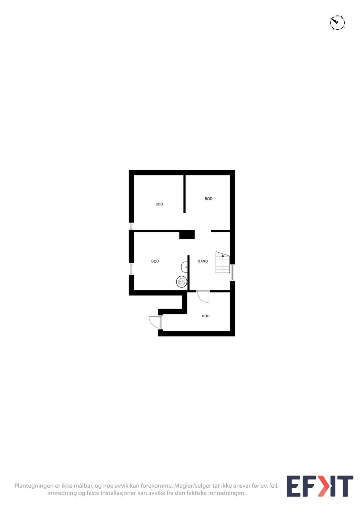 Plantegning kjeller Galleribilde