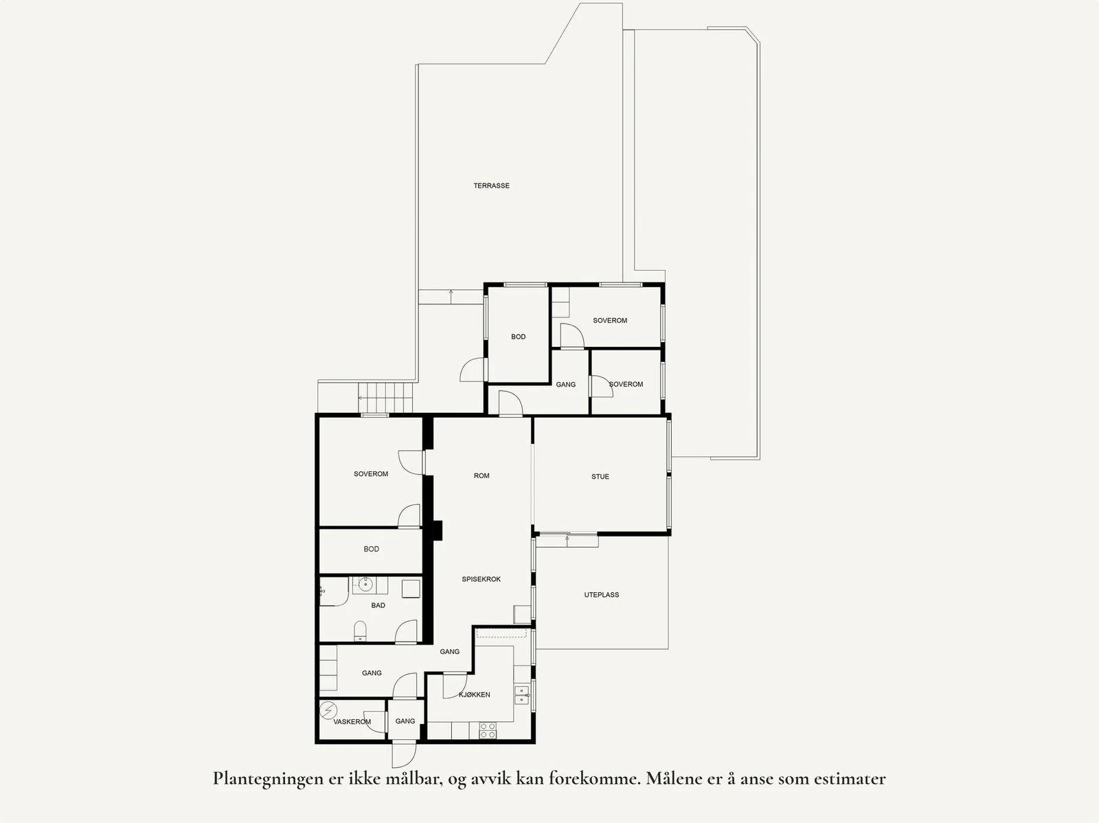 Plantegning 1. etg. Galleribilde
