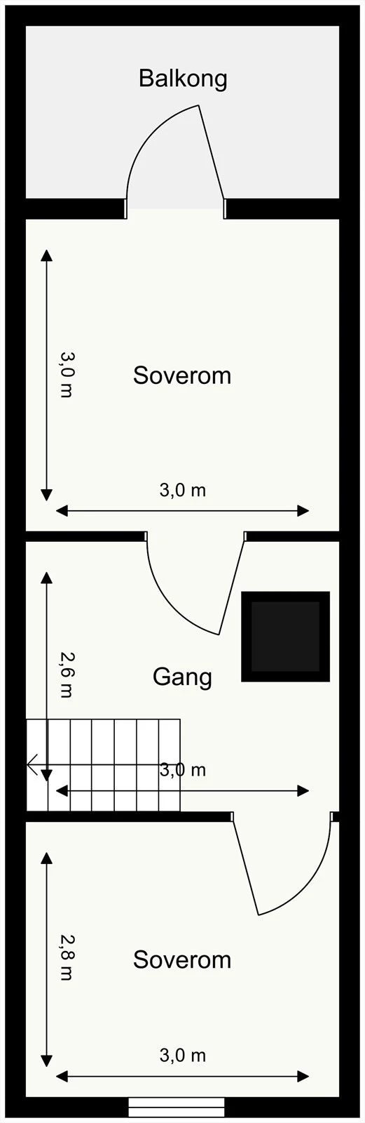 Plantegning 2. etasje. Galleribilde