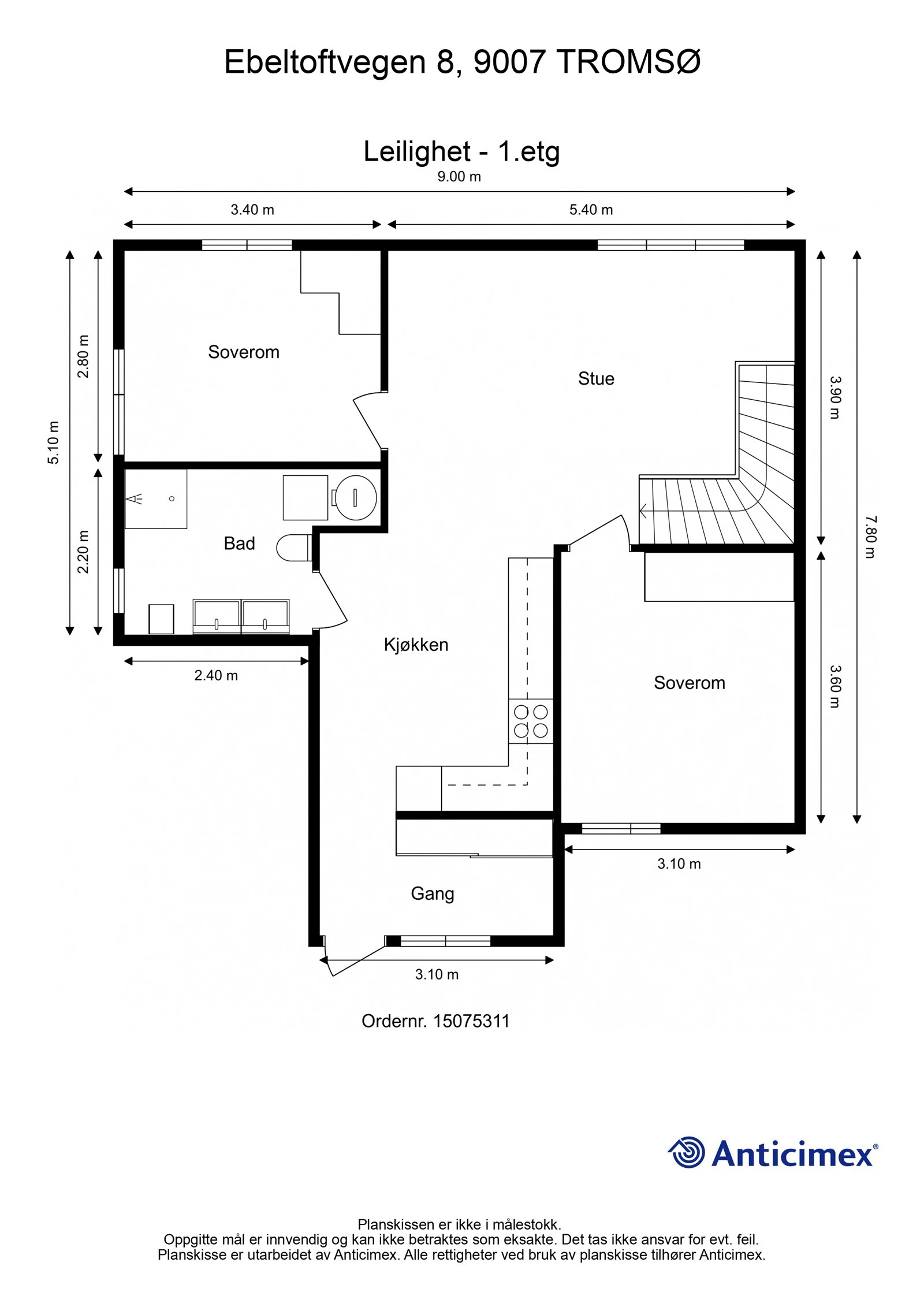 Plantegning-20582606-Leilighet - 1.etg Galleribilde