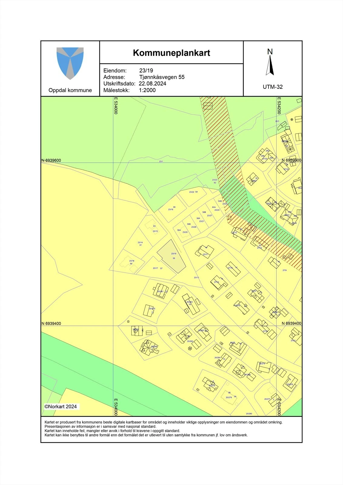 Kommuneplankart Galleribilde