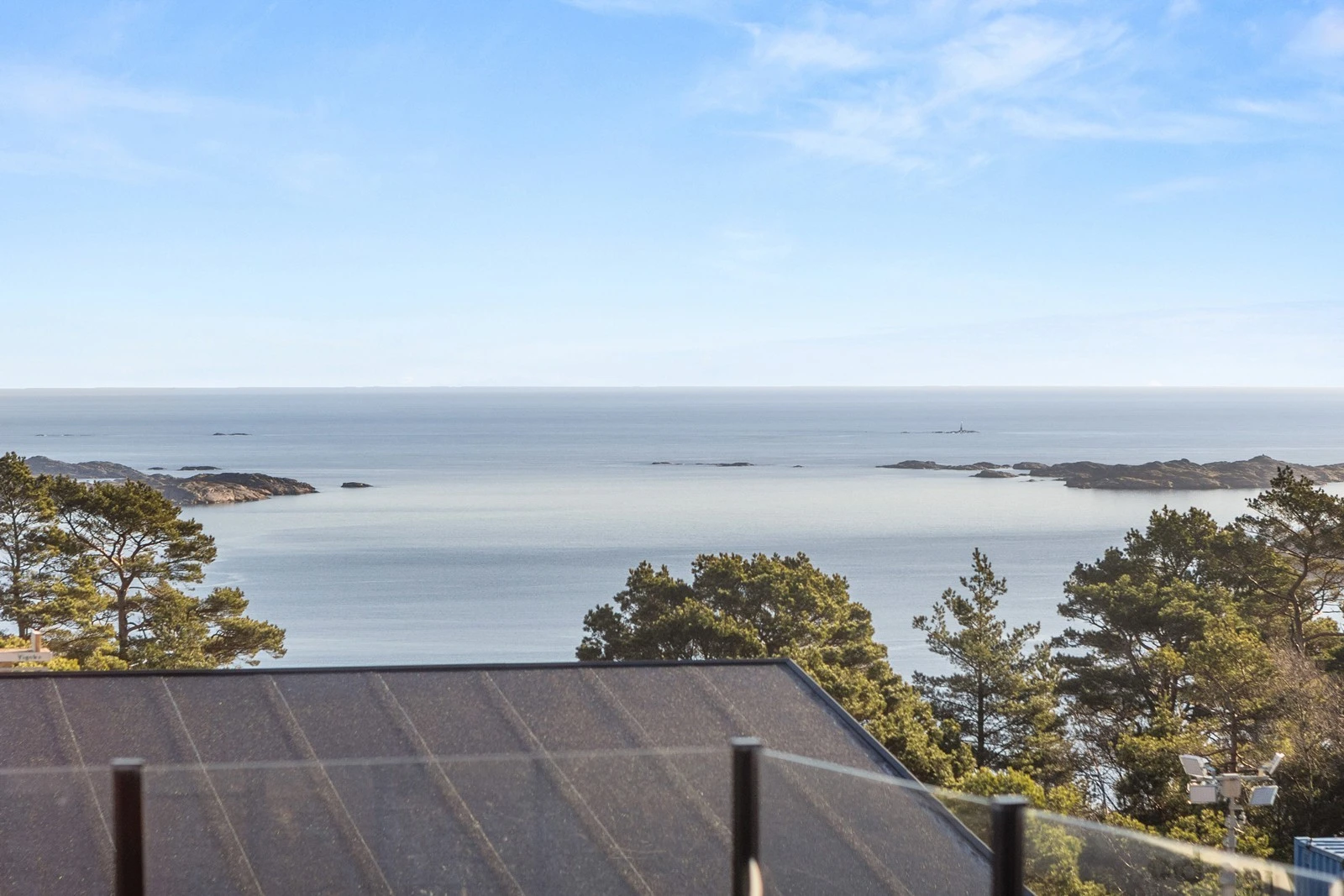 Nydelig utsikt fra takterrassen Galleribilde