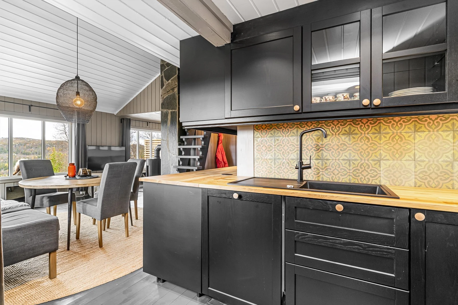 Kjøkkenet har også oppvaskmaskin - akkurat slik man er vandt med fra hjemme. Galleribilde