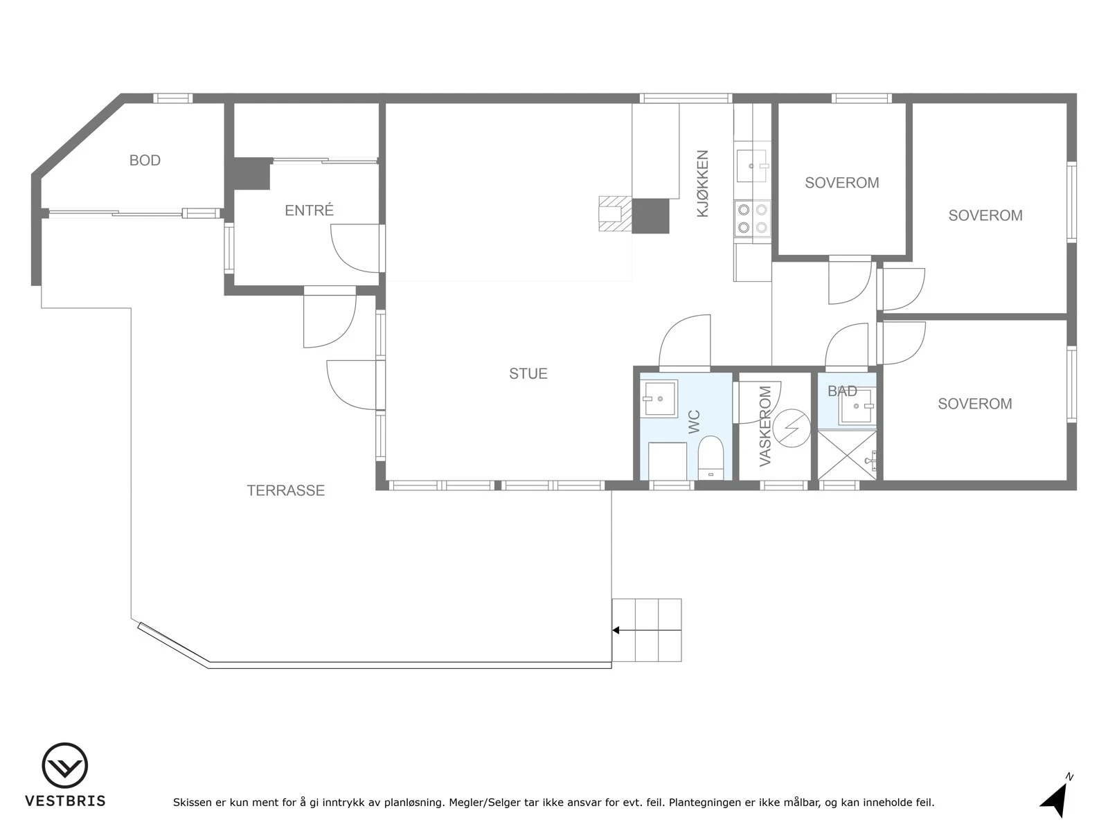 Plantegning Galleribilde