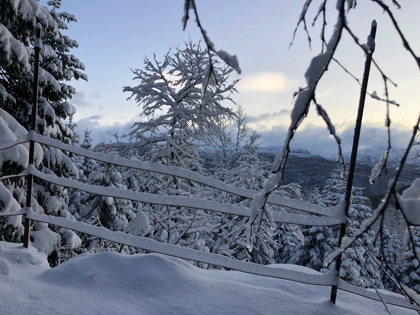 Herlige blinkskudd fra hytteparadiset. Galleribilde