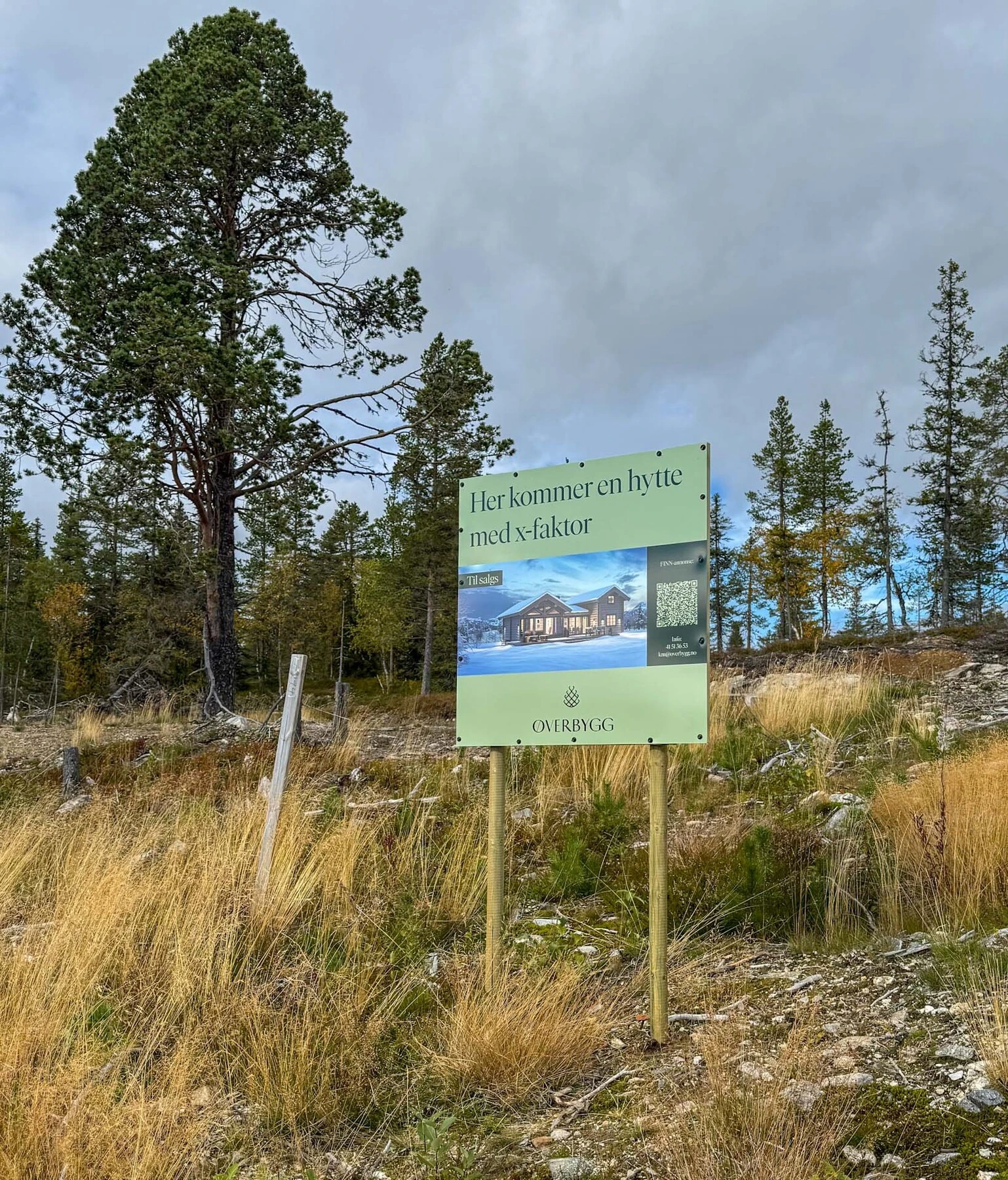 Tomta er skiltet Galleribilde