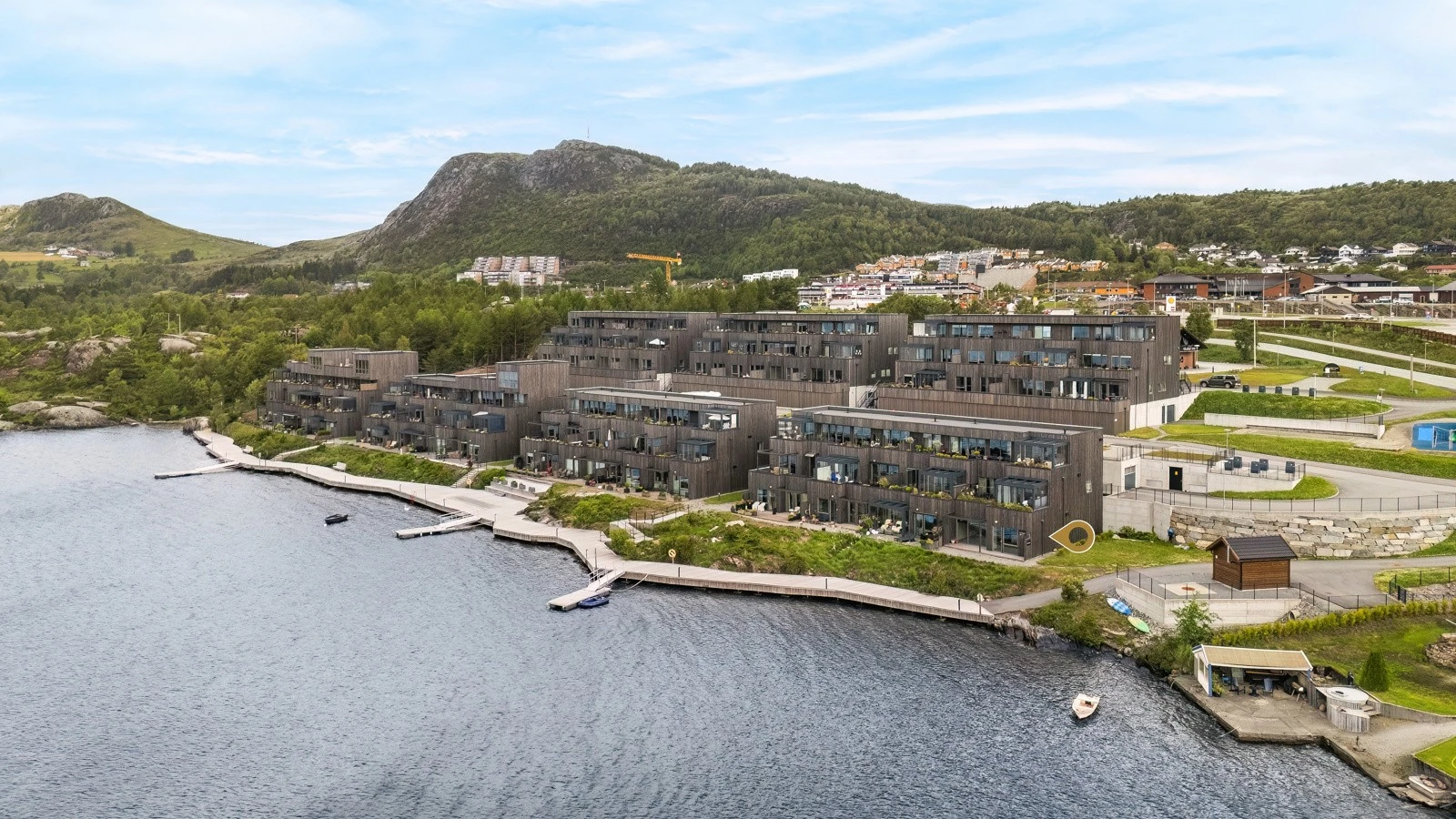 Nydelig endebeliggenhet i prosjektet "Vannkanten" tett på Aksdalsvannet Galleribilde