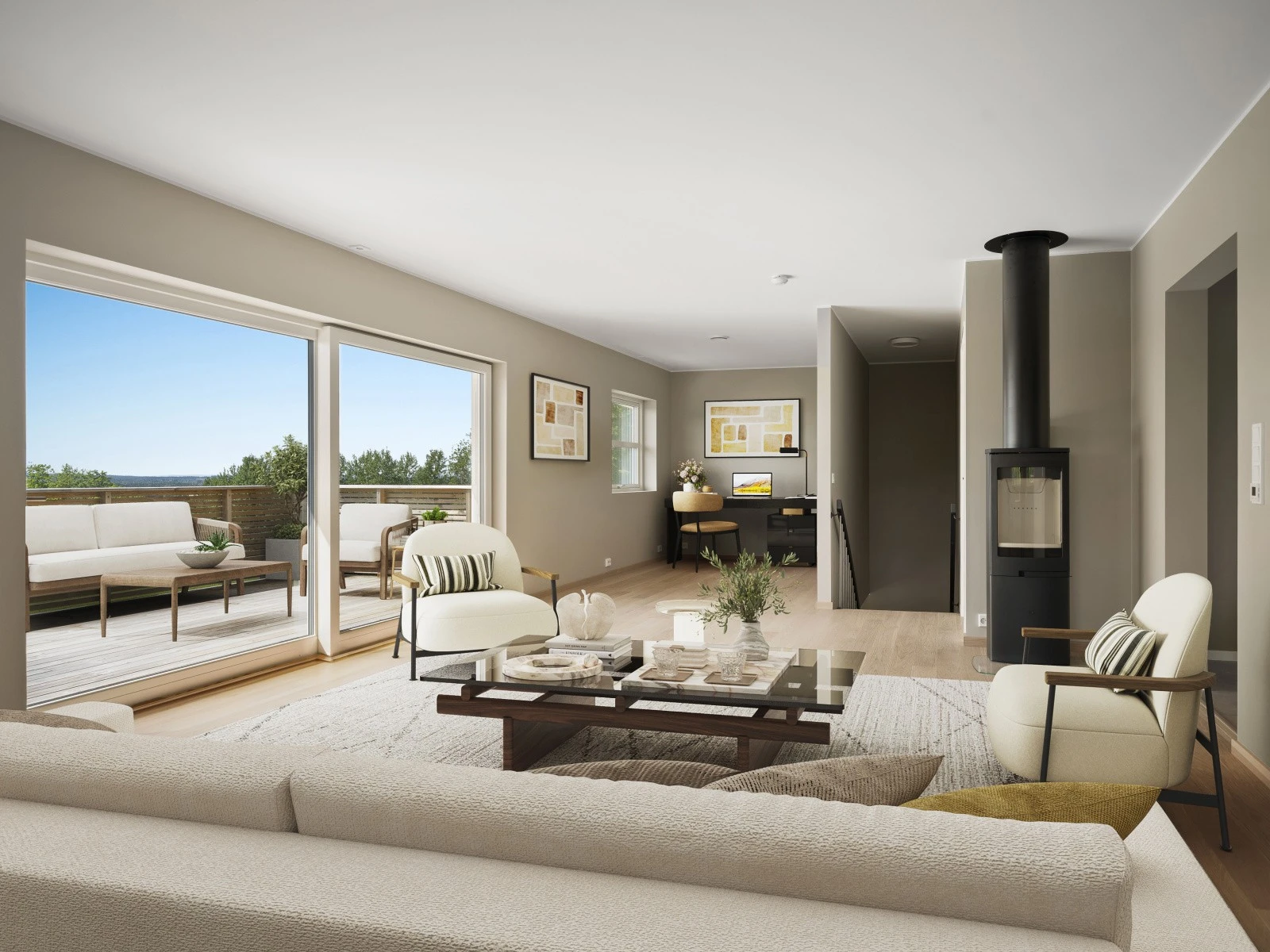 Møblert. Galleribilde