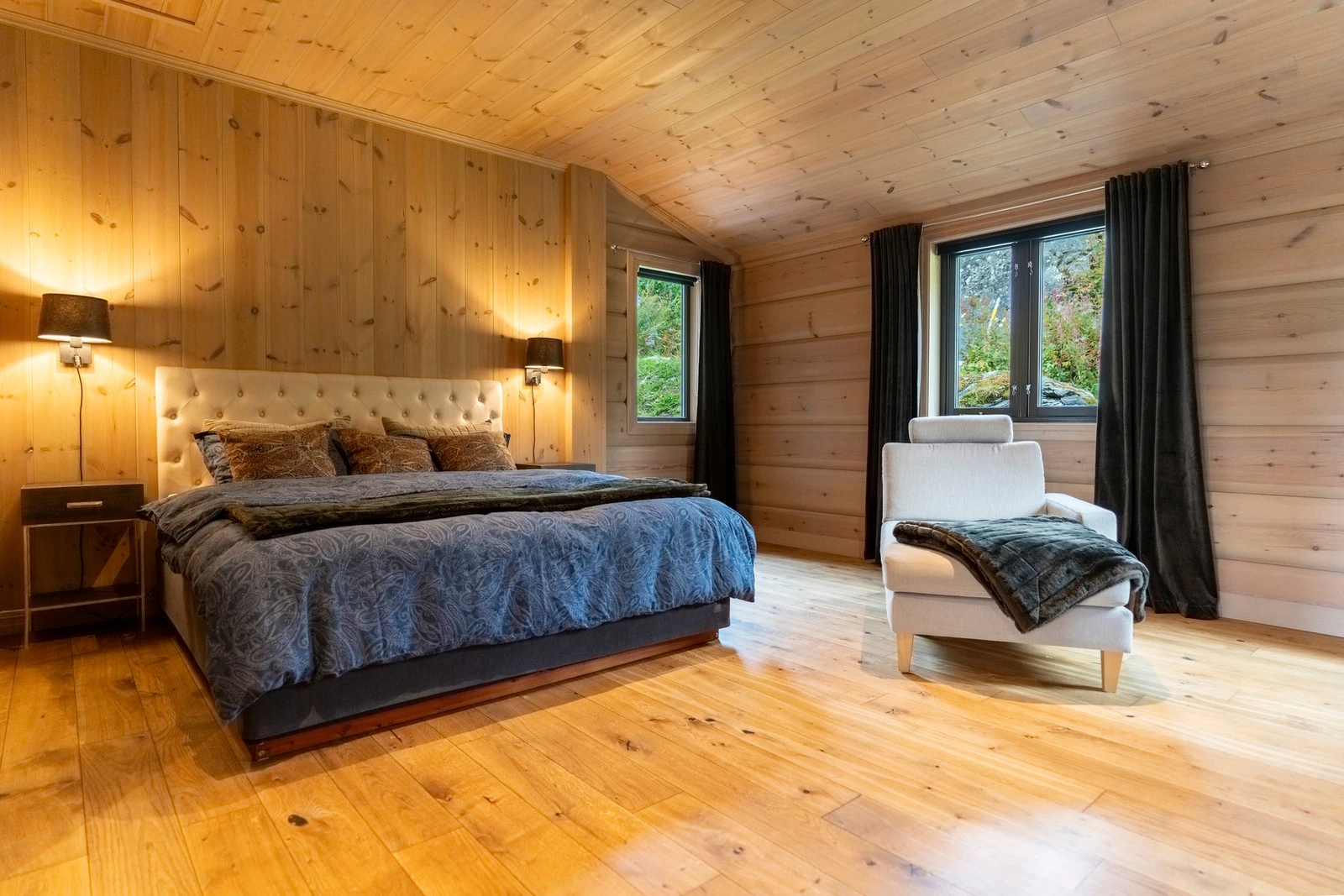 Selve soverommet er på hele 21 kvadratmeter og oppleves som din private suite. Galleribilde