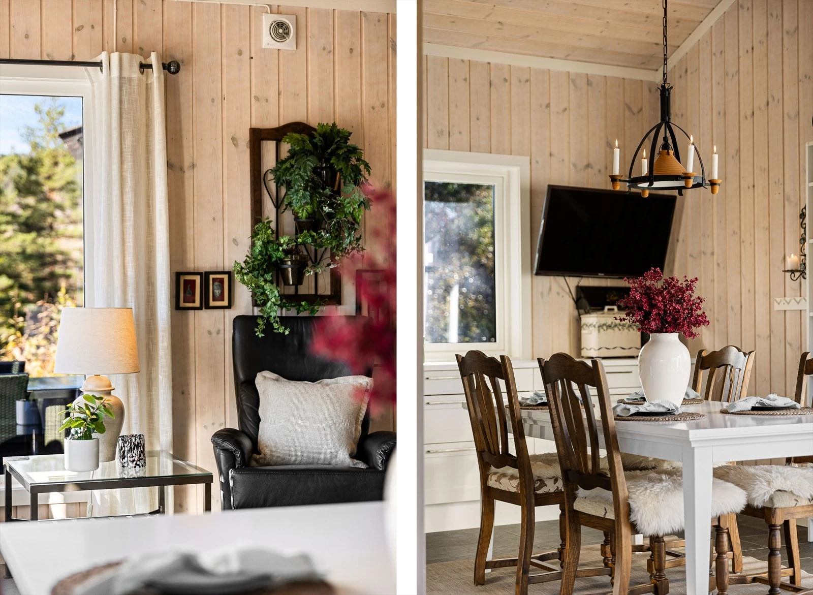 Her kan man lage mat og samtidig være en del av det sosiale i stuen Galleribilde