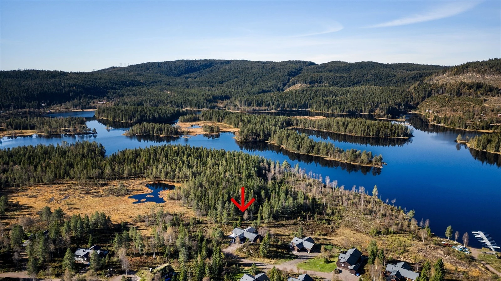 Område byr på fiskemuligheter, skiløyper, turstier og rekreasjon hele året Galleribilde