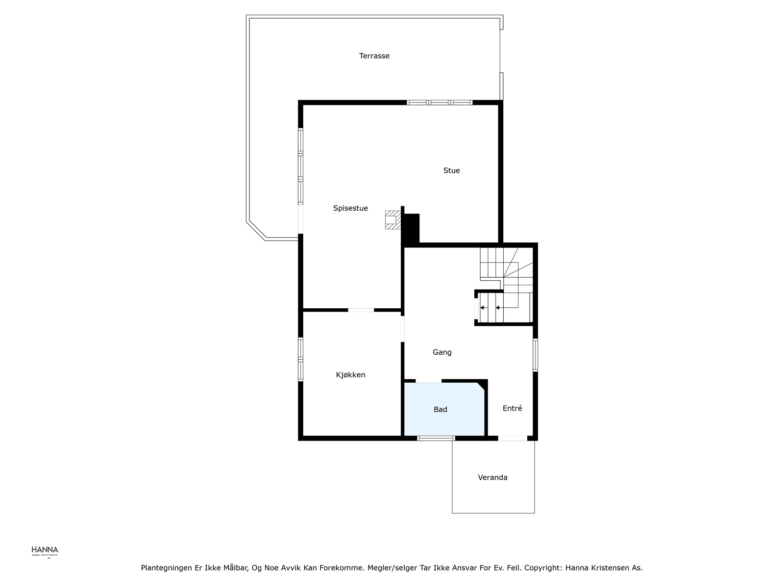 Plantegning 1.etasje Galleribilde