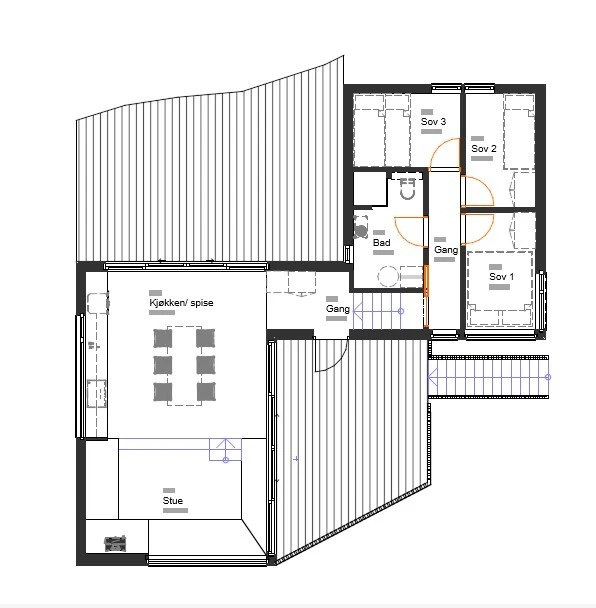 Plantegning Galleribilde