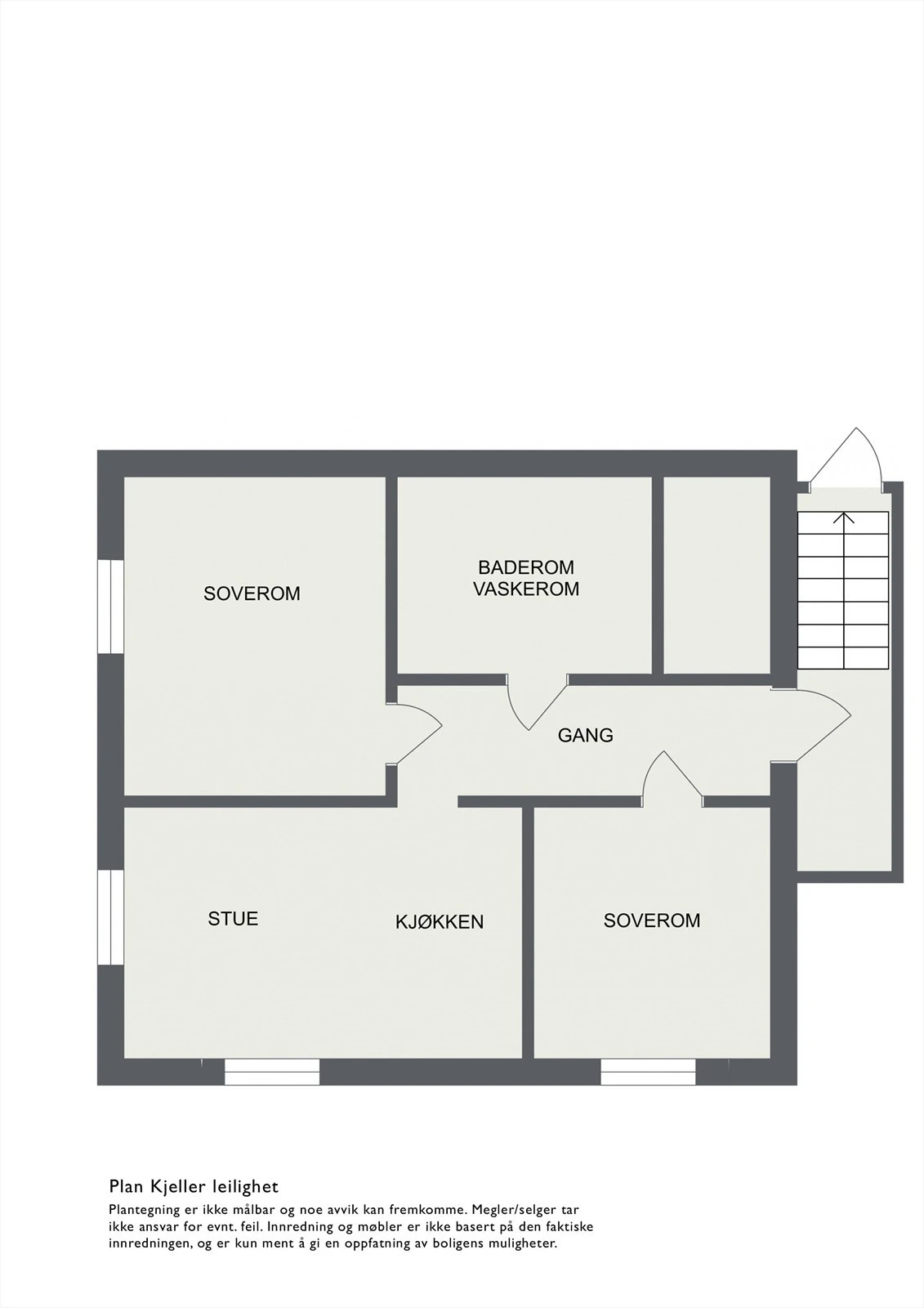 Plantegning kjeller Galleribilde