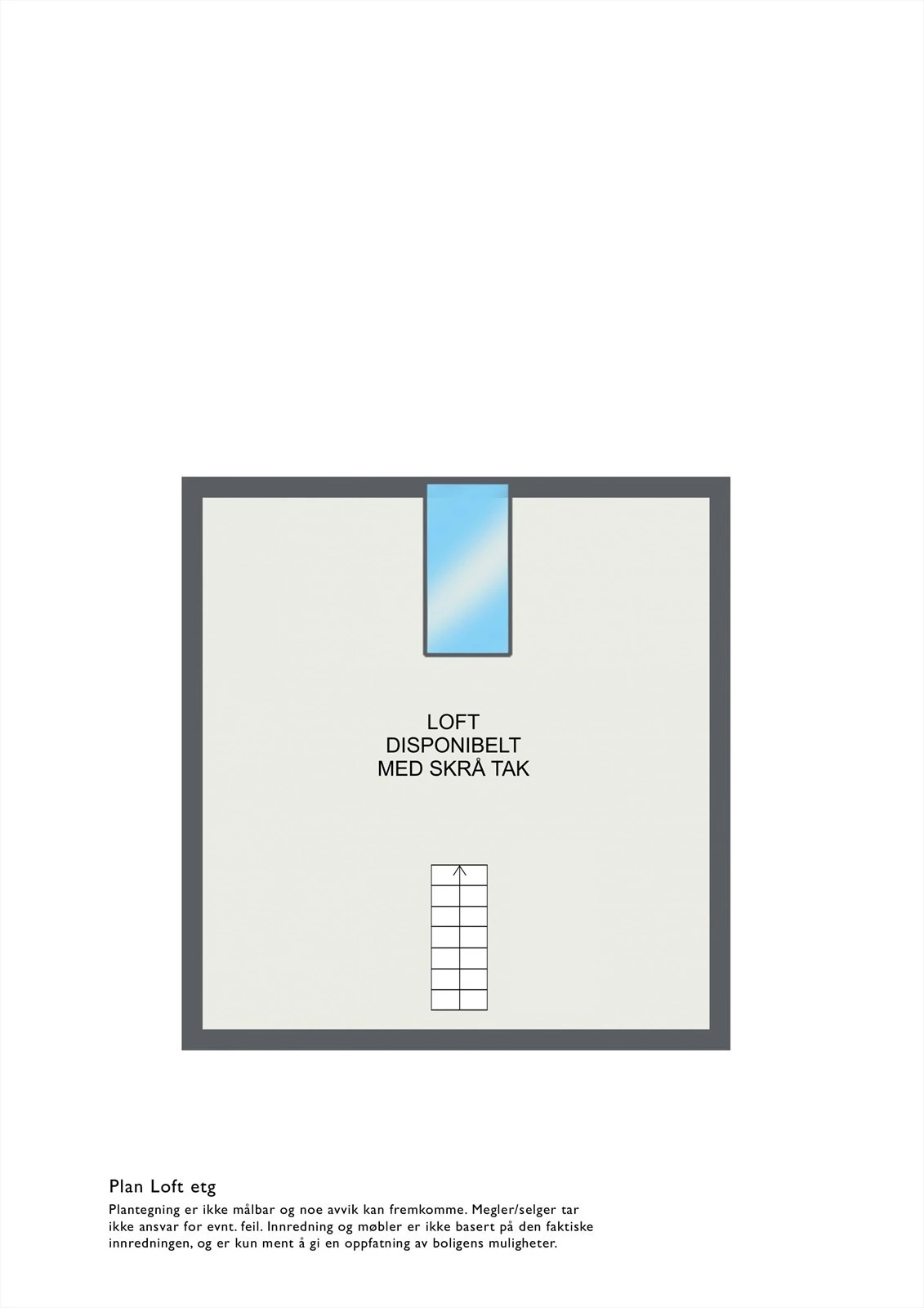 Plantegning loft Galleribilde