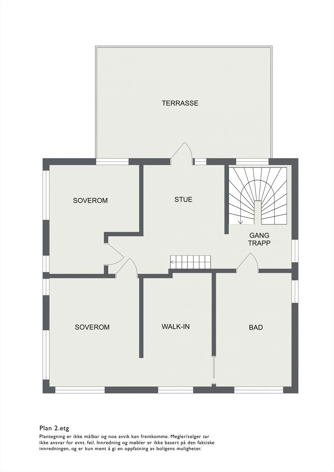 Plantegning 2. etg. Galleribilde