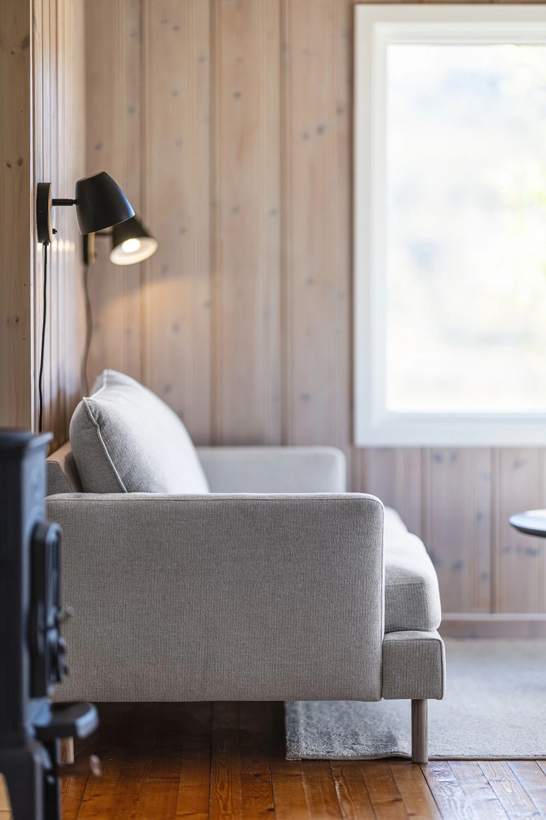 Fra stuen, det er nytt solcelleanlegg og belysning Galleribilde