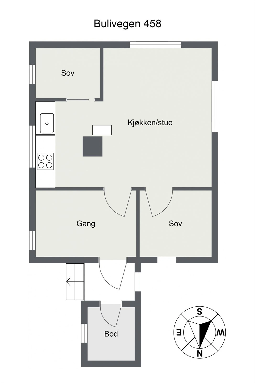 Plantegning Galleribilde