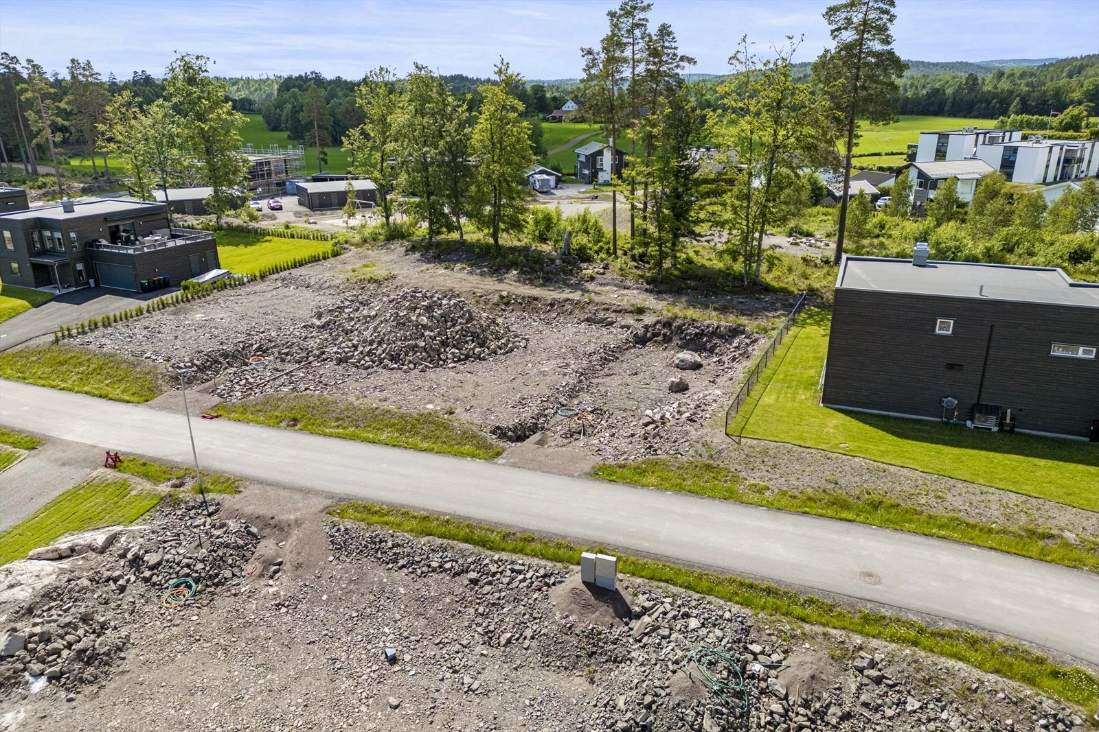 Klar og ferdig med infrastruktur. Her ligger alt til rette Galleribilde