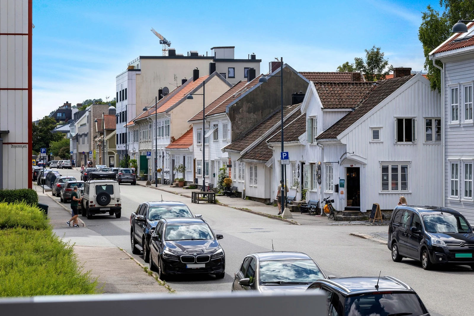 Utsikt fra balkong. Galleribilde