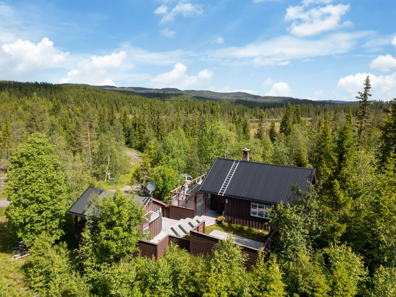 Området byr på lett adkomst hele året og preges av spredt hyttebebyggelse, små idylliske vann og et rikt naturliv. Galleribilde