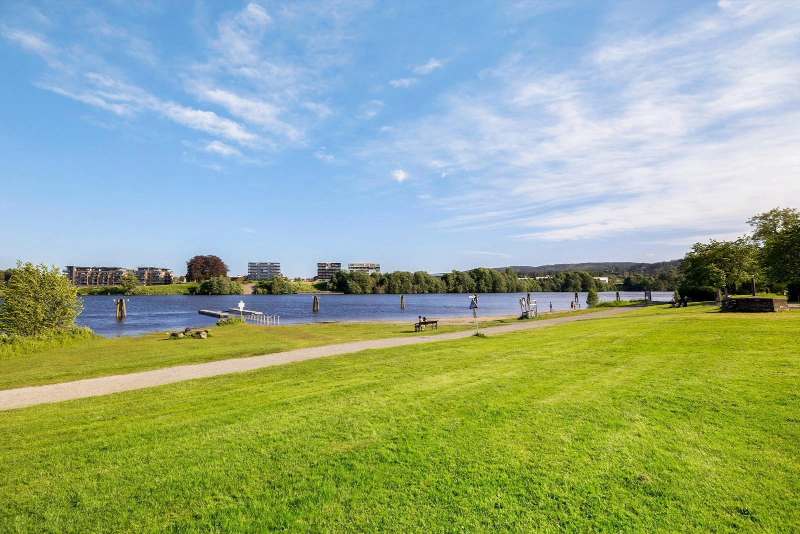 Sommerbilder fra Bakkestranda. Galleribilde