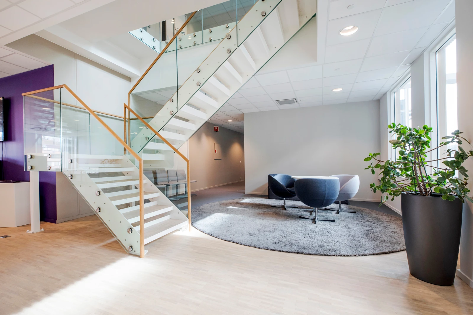 Interntrapp mellom 4. og 5. etasje Galleribilde