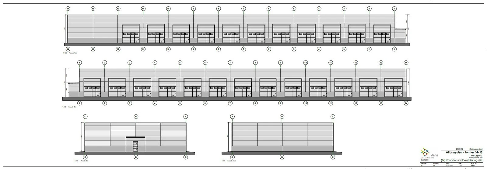 Tegninger Bygg B Galleribilde