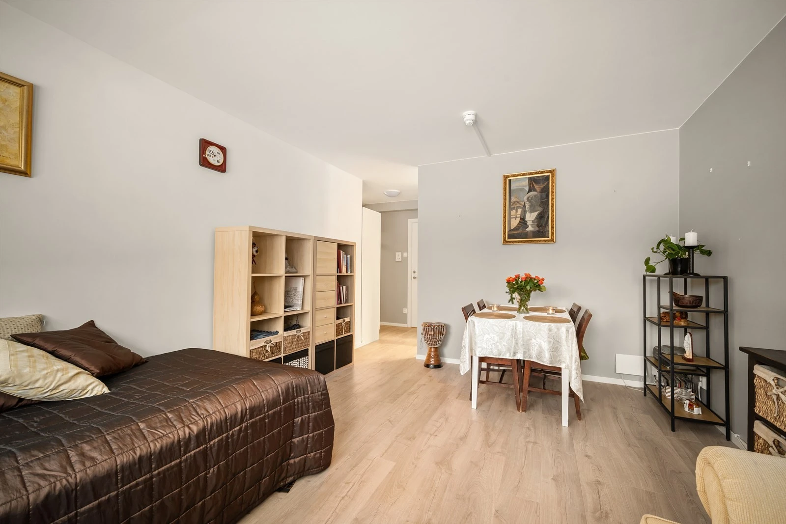 Praktisk og lettstelt 1-Roms!