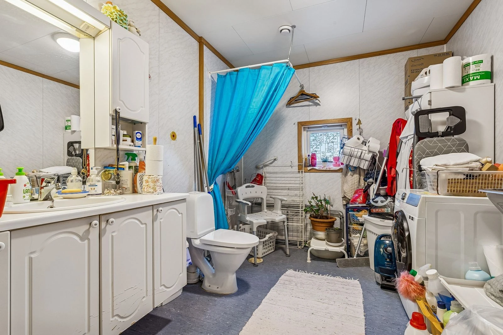 Funksjonelt bad tilpasset daglig bruk.