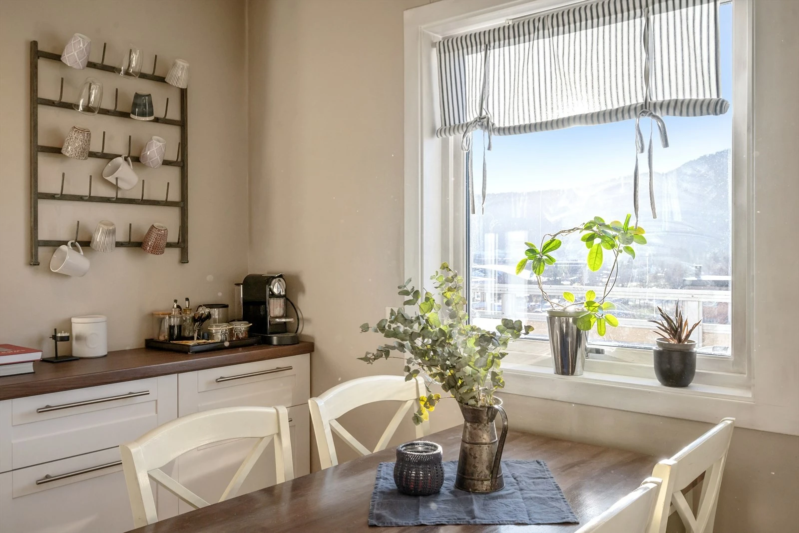 Herlig utsikt fra 4.etasje