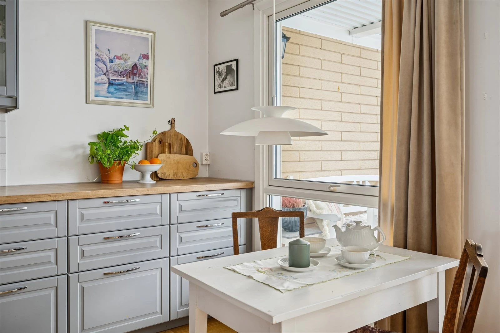 Plass til frokostbord