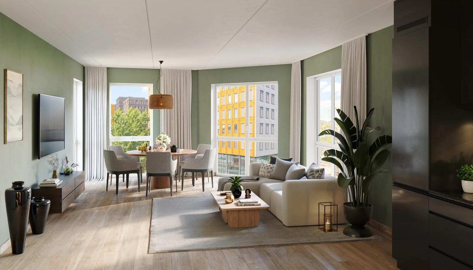 Ny 3-roms i Drammen sentrum | Kort gangvei til tog og nytt sykehus | Stor balkong | Q2 2027