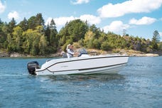 LAGERTØMMING - Uttern S59 Premium White / 2027 Mercury F 150 CF EFI - Velutstyrt