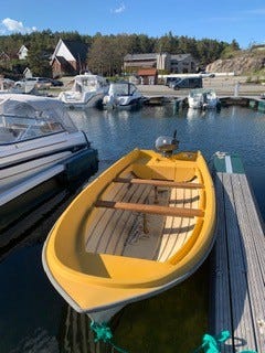 14 fot med 6 Hk Yamaha (2019 modell) inkludert i leien. Galleribilde