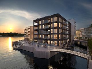 Kanalbyen 2C - Flotte leiligheter igjen! Prosjektets hjemmeside Kanalbyen.no. Visning etter avtale med megler