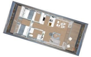 Planskisse av LaMare XL. MaNena har badstue i tillegg. Ledig til ut i September Galleribilde