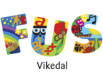 Vikedal FUS barnehage as logo