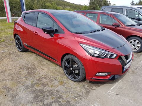 Nissan Micra IG-T 90 Tekna 2018, 4 000 km, kr 239 000,- Nissan Micra IG-T 90 Tekna 2018, 4 000 km, kr 239 000,-