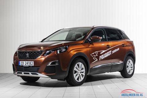 Peugeot 3008 Allure 1.5 BlueHDi 130 hk automat 8-trinn 2018, 7 000 km, kr 429 000,- Peugeot 3008 Allure 1.5 BlueHDi 130 hk automat 8-trinn 2018, 7 000 km, kr 429 000,-
