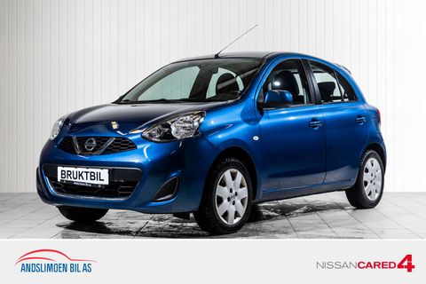 Nissan Micra 1,2 80hk Visia 2015, 47 527 km, kr 109 000,- Nissan Micra 1,2 80hk Visia 2015, 47 527 km, kr 109 000,-