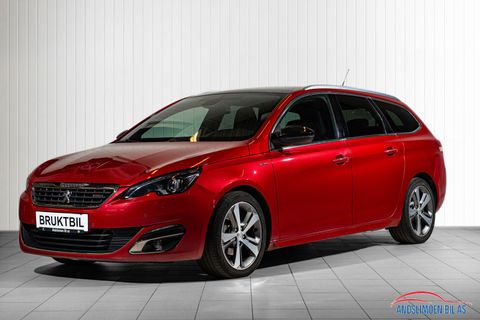 Peugeot 308 SW GT Line 1.6 BlueHDi 120 hk 6-trinns automat 2015, 76 300 km, kr 189 000,- Peugeot 308 SW GT Line 1.6 BlueHDi 120 hk 6-trinns automat 2015, 76 300 km, kr 189 000,-