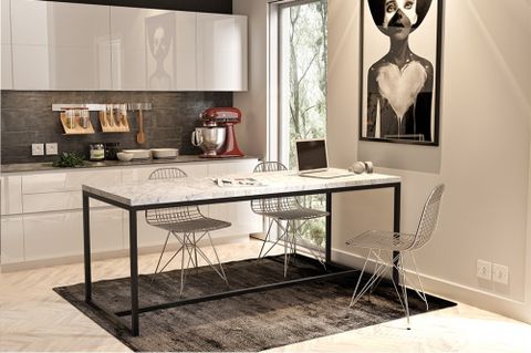 Nytt og brukt annonser | FINN Torget Spisebord OMEGA med uttrekk Design4U