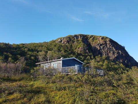 Hütte am Meer in Stø, Vesterålen