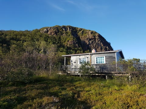 Hütte am Meer in Stø, Vesterålen