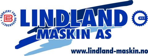 Lindland Maskin as logo