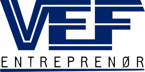 Vennesla Entreprenørforretning AS (VEF) logo