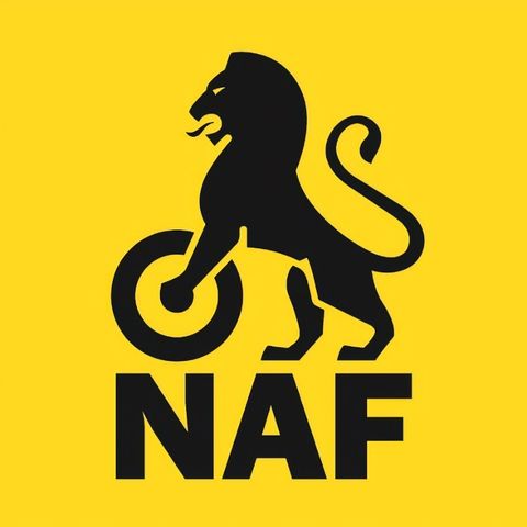 NAF trafikksenter Vålerbanen logo