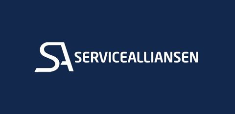 Servicealliansen vest as logo